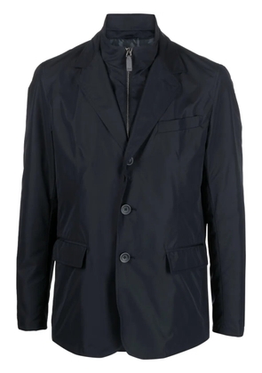 Herno buttoned-up single-breasted blazer - Blue