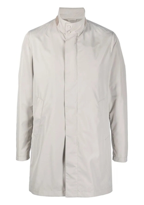 Herno concealed-fastening parka coat - Neutrals