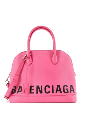 Balenciaga Pre-Owned Logo Ville Bag Leather Medium satchel - Pink