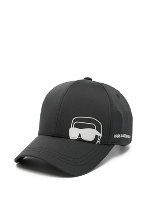 Karl Lagerfeld logo baseball cap - Black