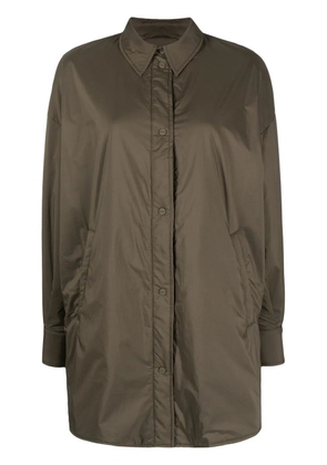 Herno press-stud shirt jacket - Green