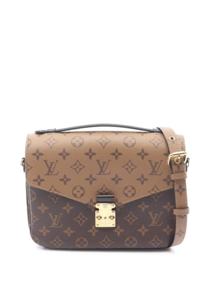 Louis Vuitton Pre-Owned 2021-2026 Monogram Reverse Pochette Metis satchel - Brown