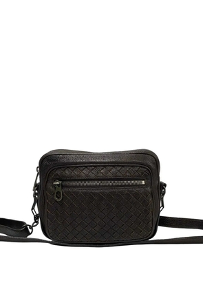 Bottega Veneta Pre-Owned 2007 Grained Calfskin Intrecciato crossbody bag - Brown