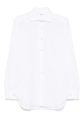 Kiton cutaway-collar shirt - White