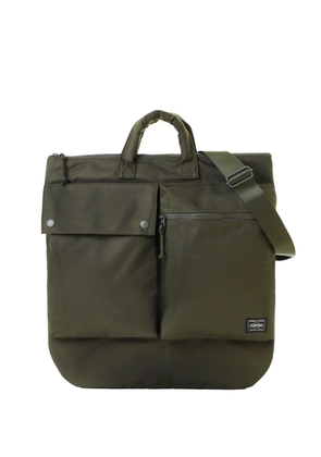 Porter-Yoshida & Co. zip webbing shoulder bag - Green