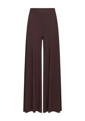 MALIPARMI high-waisted trousers - Brown