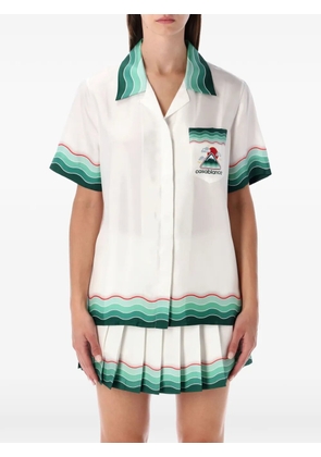 Casablanca short-sleeve shirt - White