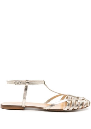 Anna F. 512 leather sandals - Gold