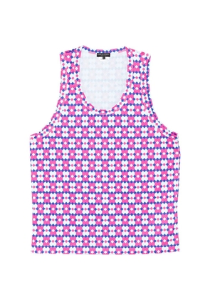 Comme des Garçons Homme Plus patterned vest - Pink