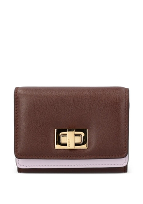 FENDI small Way trifold wallet - Brown