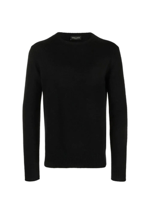 Roberto Collina crew-neck merino sweater - Black