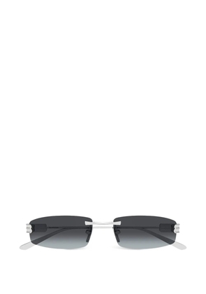 Balenciaga Eyewear rectangle-frame sunglasses - Silver