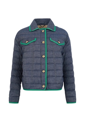 Herno padded flap-pocket jacket - Blue