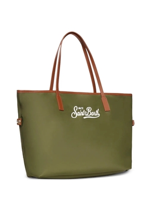 MC2 Saint Barth City logo-detail tote bag - Green