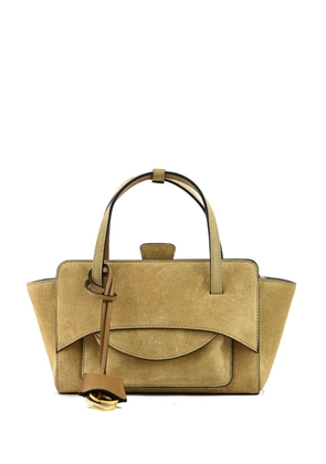 HIDESINS suede tote bag - Neutrals