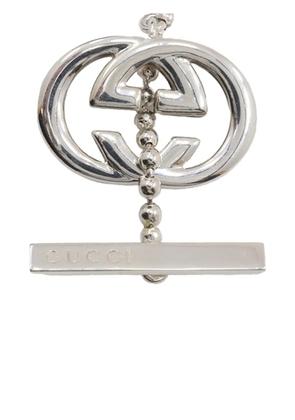 Gucci Pre-Owned 2000-2015 Sterling Silver Enamel Interlocking G Ball Chain bracelet