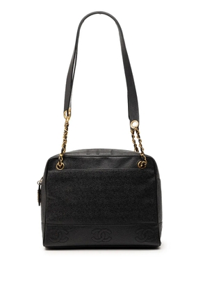 CHANEL Pre-Owned 1996-1997 Triple CC Caviar Zip tote bag - Black