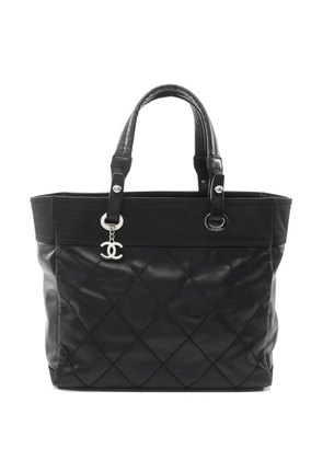 CHANEL Pre-Owned Paris Biarritz quilted leather tote bag - Black