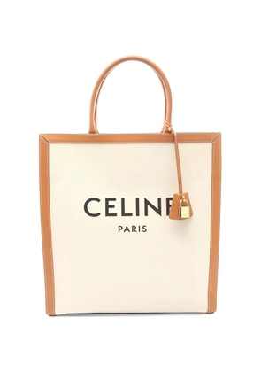 Celine Pre-Owned 2000s Vertical Cabas canvas tote bag - Neutrals