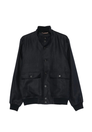 Peserico button flap-pocket jacket - Blue
