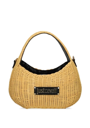 Just Cavalli woven tote bag - Neutrals