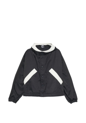 Thom Browne cropped hooded jacket - Black