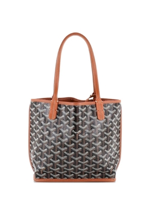 Goyard Pre-Owned Anjou Reversible Tote Coated Canvas Mini satchel - Brown
