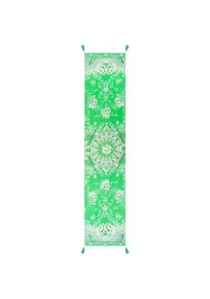 Camilla Sacromonte señorita crinkle chiffon scarf - Green