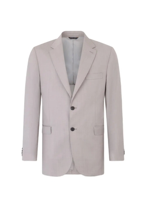 Brooks Brothers twill single-breasted blazer - Grey
