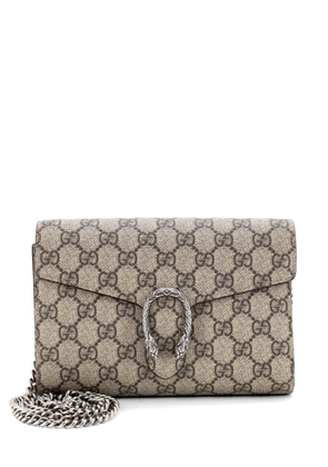 Gucci Pre-Owned Dionysus Chain Wallet GG Coated Canvas Small crossbody bag - Brown