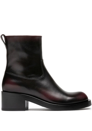 Officine Creative leather boots - Red