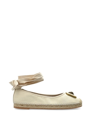 Kurt Geiger London tie embellishment ballet sneakers - Neutrals