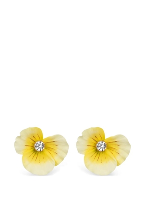 Jennifer Behr Aleah flower-shaped stud earrings - Gold