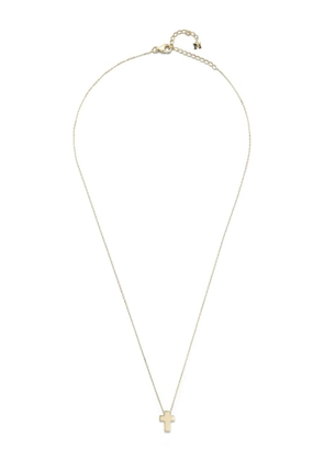 Mateo 14K yellow gold Suspended Cross necklace
