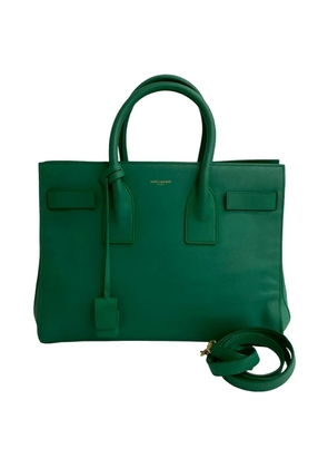 Saint Laurent Pre-Owned 2000-2025 Small Leather Sac De Jour satchel - Green