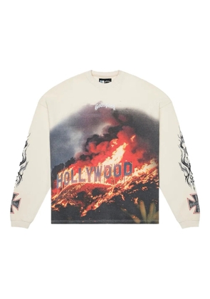 GODSPEED Hollywood Inferno graphic T-shirt - White