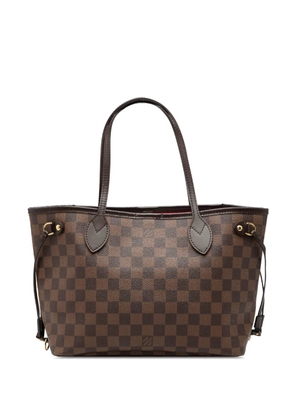 Louis Vuitton Pre-Owned 2010 Damier Ebene Neverfull PM tote bag - Brown