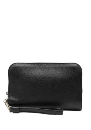 Louis Vuitton Pre-Owned 2010 Taiga Pochette Baikal clutch bag - Black