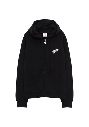 Casablanca zip-up hoodie - Black