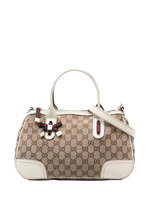 Gucci Pre-Owned 2016-2025 GG Canvas Princy satchel - White
