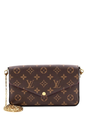 Louis Vuitton Pre-Owned Felicie Pochette Monogram Canvas crossbody bag - Brown