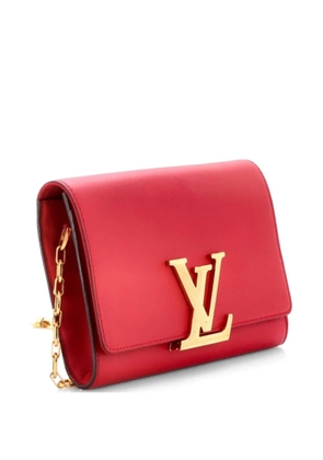 Louis Vuitton Pre-Owned Chain Louise Leather GM clutch bag - Red