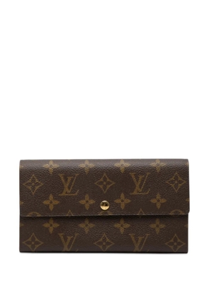 Louis Vuitton Pre-Owned 2001 Monogram Sarah Wallet long wallets - Brown