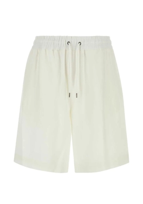 Giorgio Armani elasticated-waist deck shorts - White