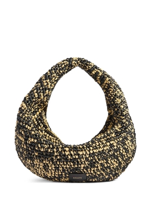 KHAITE logo-motif shoulder bag - Black