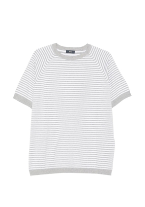 Herno striped T-shirt - Grey