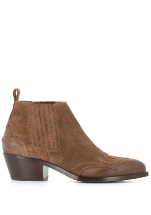Sartore suede boots - Neutrals