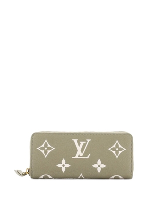 Louis Vuitton Pre-Owned Clemence Wallet Bicolor Monogram Empreinte Giant small wallets - Green