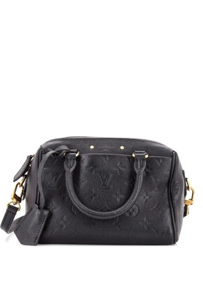 Louis Vuitton Pre-Owned Speedy Bandouliere NM Bag Monogram Empreinte Leather 20 satchel - Black