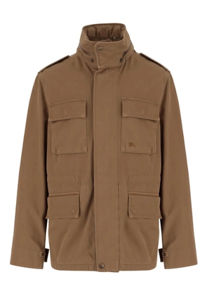 Burberry Equestrian Knight-embroidered jacket - Brown